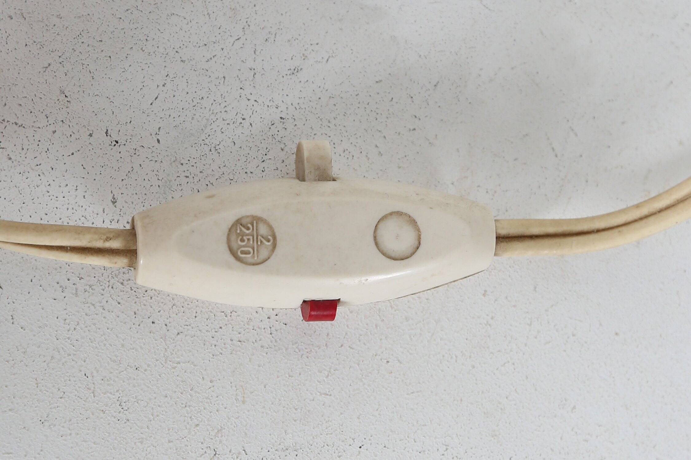 Mid-century sixties table lamp with opaline glass shade, France