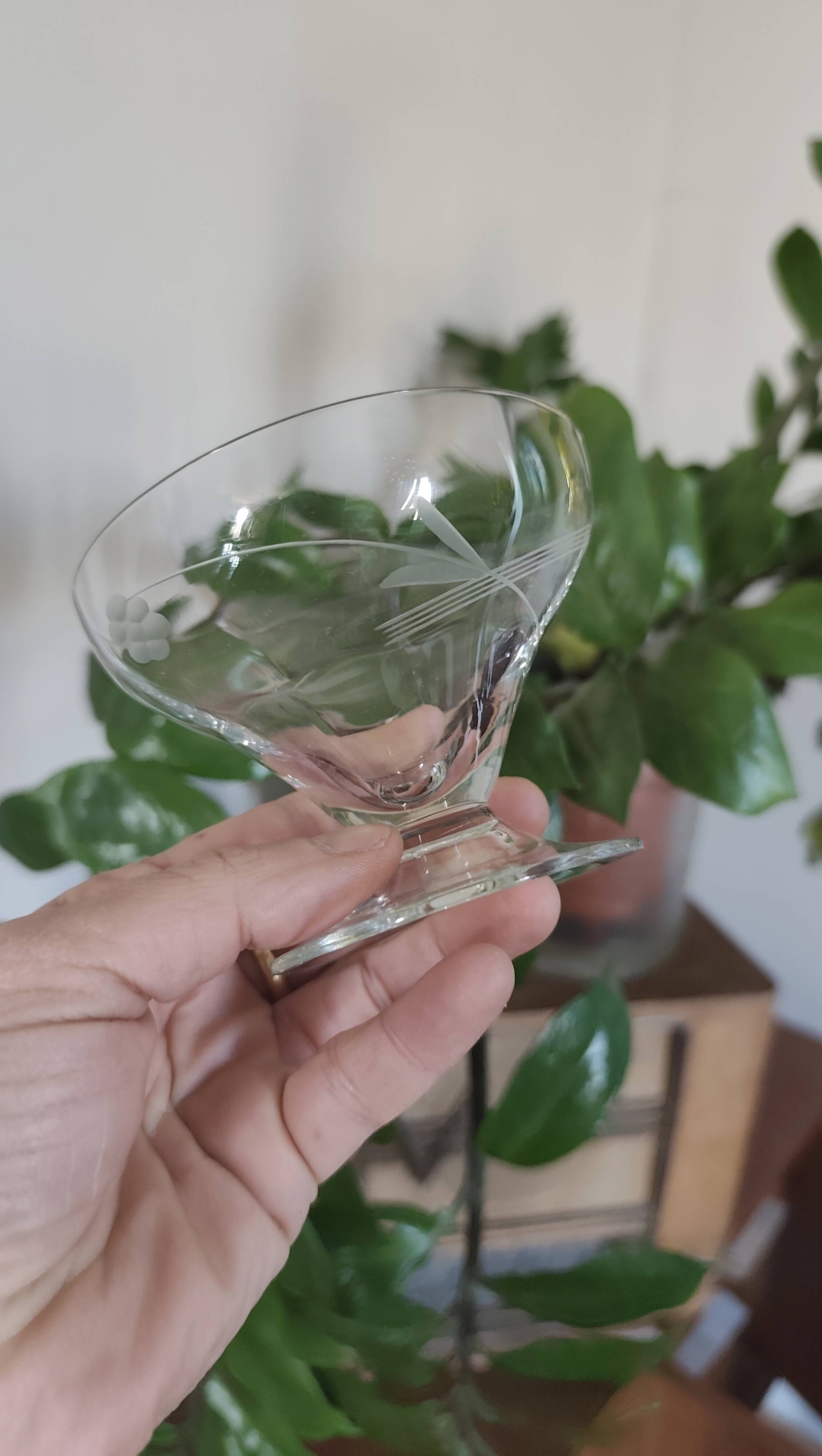 Art Deco glassware service, 21 pieces.