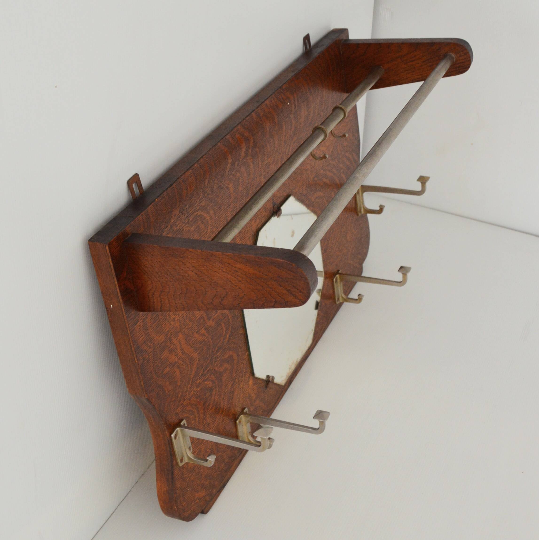 Coat rack / Hat rack 1930s vintage bistro