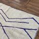 Handmade traditional Beni Ourain Berber rug, size 200 x 300 cm.