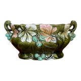 Old Art Nouveau majolica planter