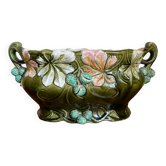 Old Art Nouveau majolica planter