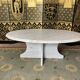 Carrara marble coffee table