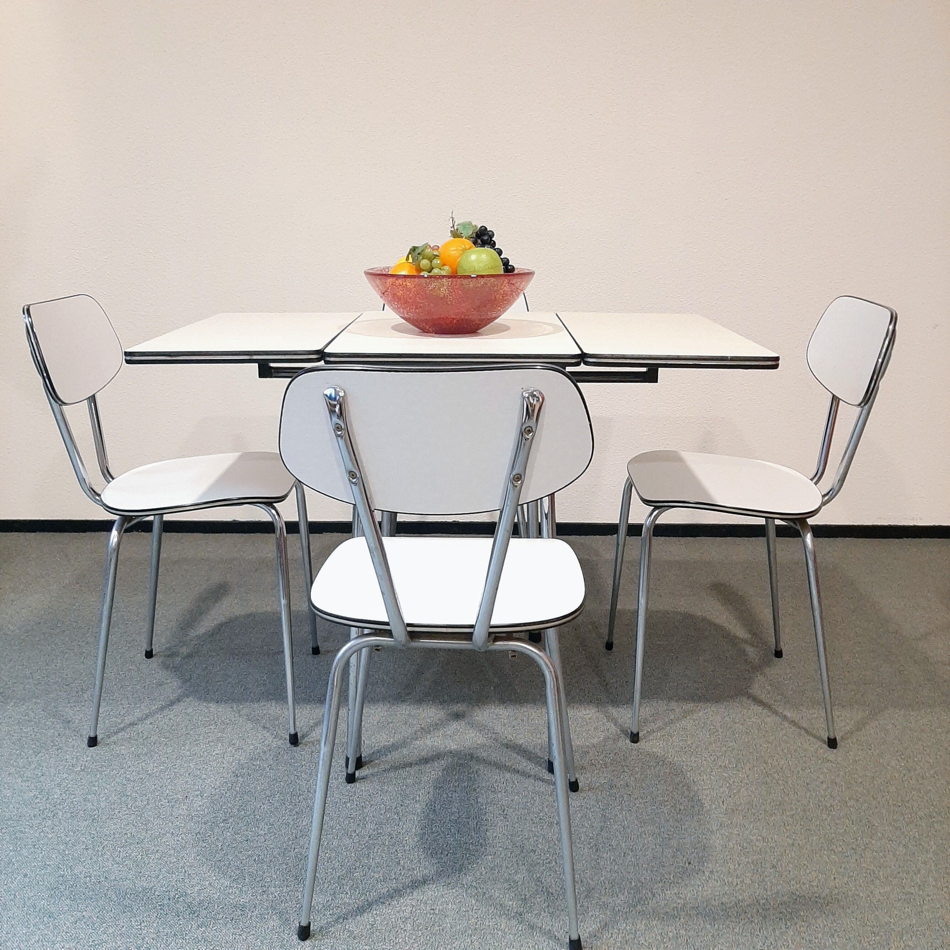 Formica kitchen table and chairs set from the 60s-70s