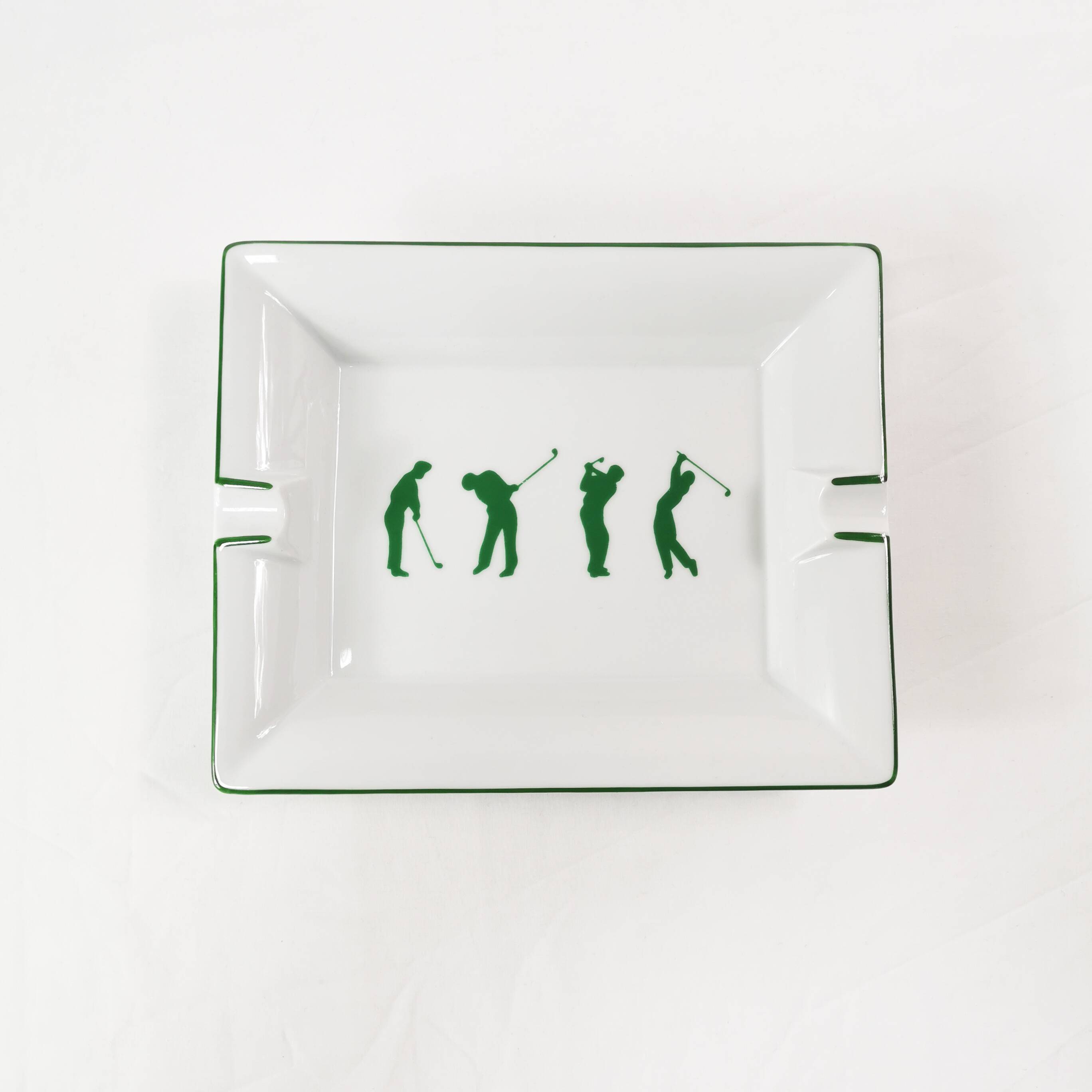 Porcelain cigar ashtray, Philippe Deshoulieres, France, 1980s.