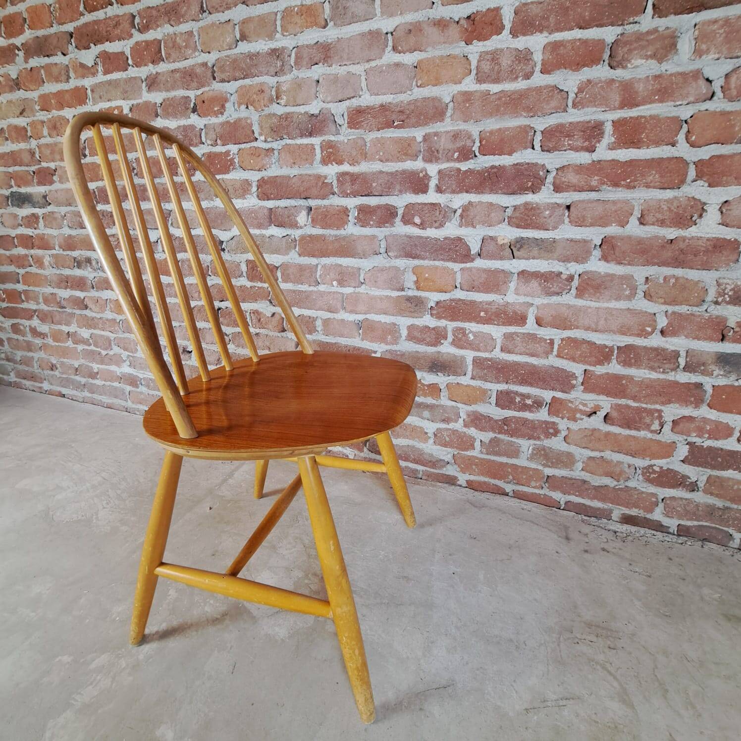 Ensemble de chaises en bois, Suède 1960