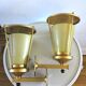 Pair of 50s design wall lamps
