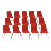 15 vintage Grosfillex design chairs