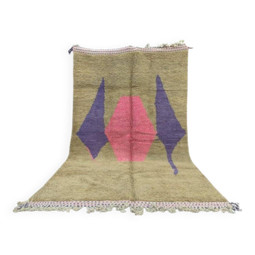 Tapis en laine pure fait main artisanale traditionnelle 150/250 cm