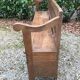Bench chest paneled in chestnut region Brittany ( Plouay dept. 56 )