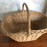 Vintage wicker basket