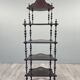 Napoleon III shelf in blackened wood, late 19th century.