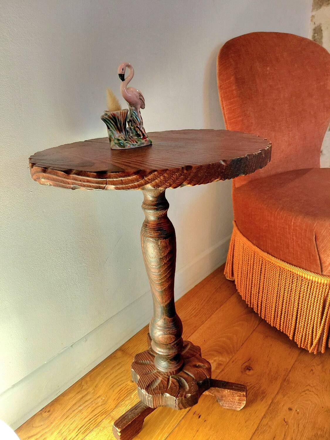 Table d'appoint brutaliste