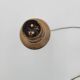 Vintage turned wooden lamp base