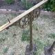 Pair of feet cast iron XIX th florist stall