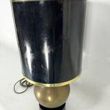 Vintage Brass sphere table lamp. Italy 1970s