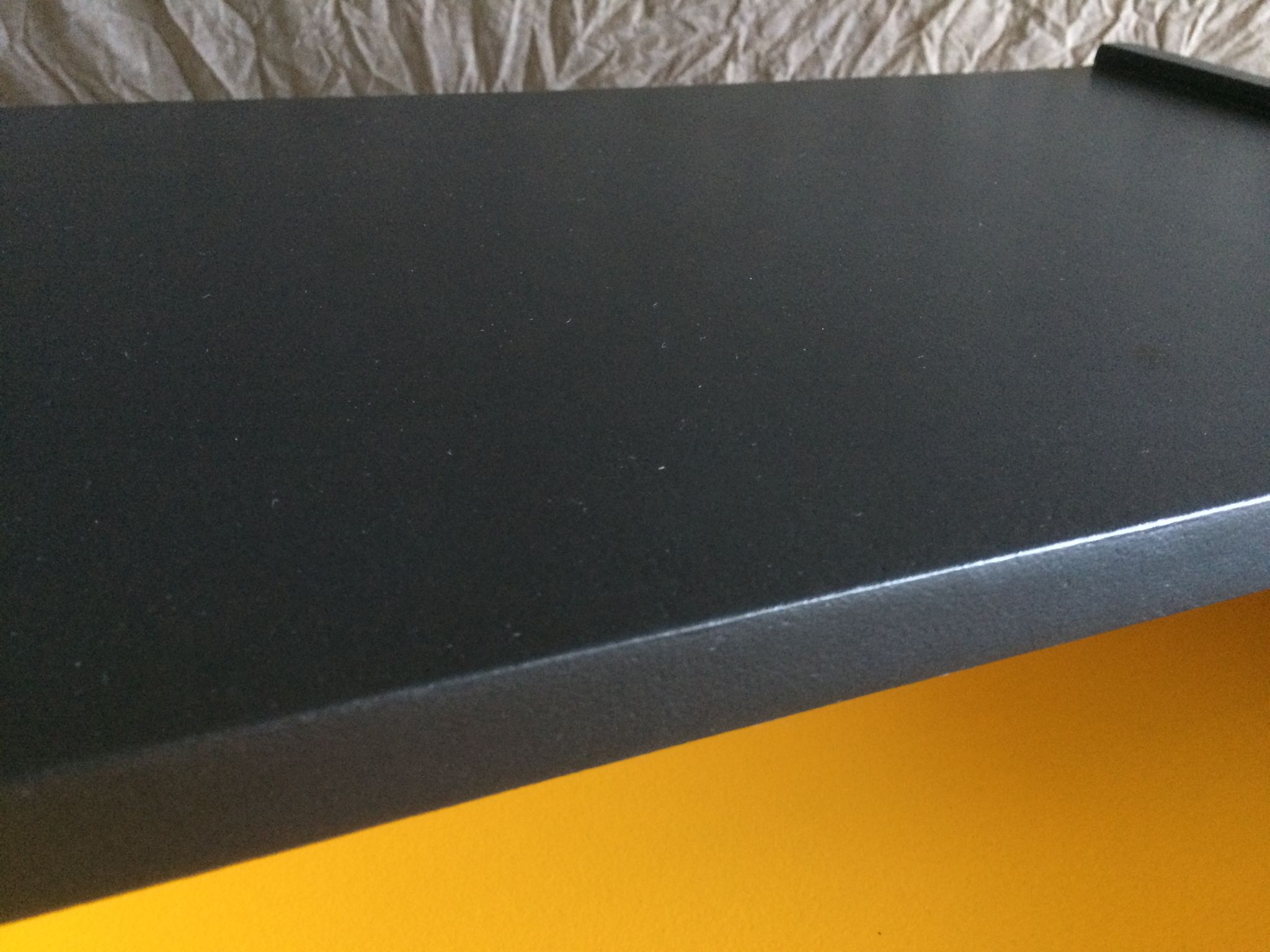 French vintage bedside revisited in black mast 60
