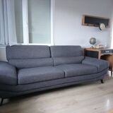 Dark grey design sofa