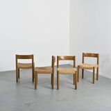 Set of four model 6200 chairs by Robert and Trix Haussmann, Dietiker, 1963