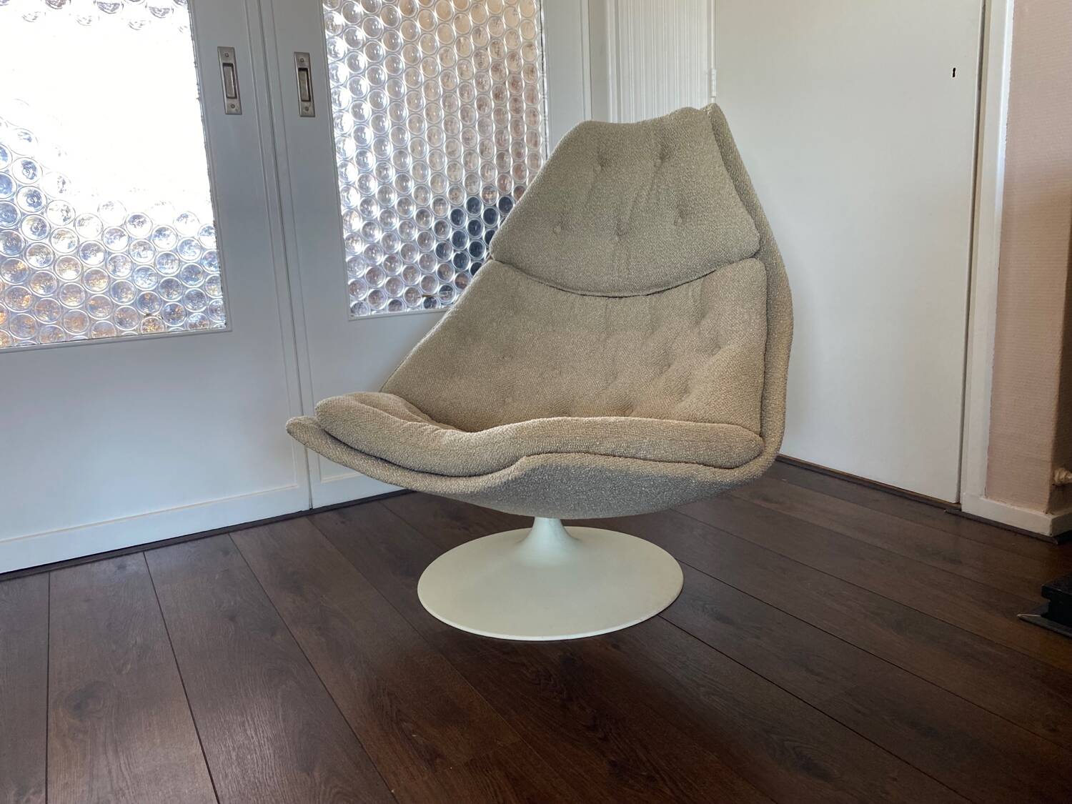 Fauteuil Lounge Artifort modèle F588 par Geoffrey Harcourt, années 1960