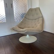 Fauteuil Lounge Artifort modèle F588 par Geoffrey Harcourt, années 1960