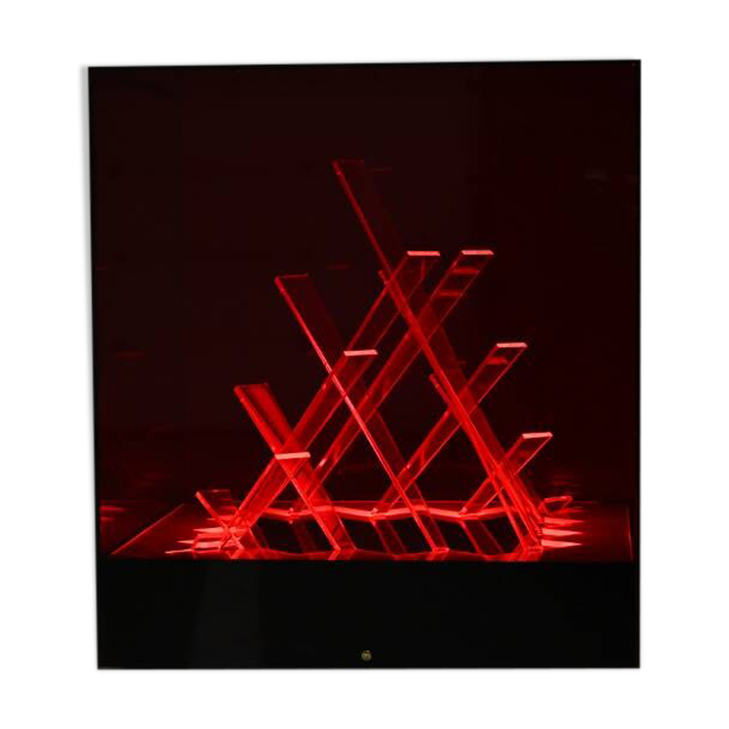 Cubo Di Teo light object lamp by James Rivière, 1970s Italy.