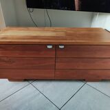 Solid teak TV unit