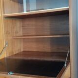 Armoire vintage scandinave en teck, secrétaire vintage en teck