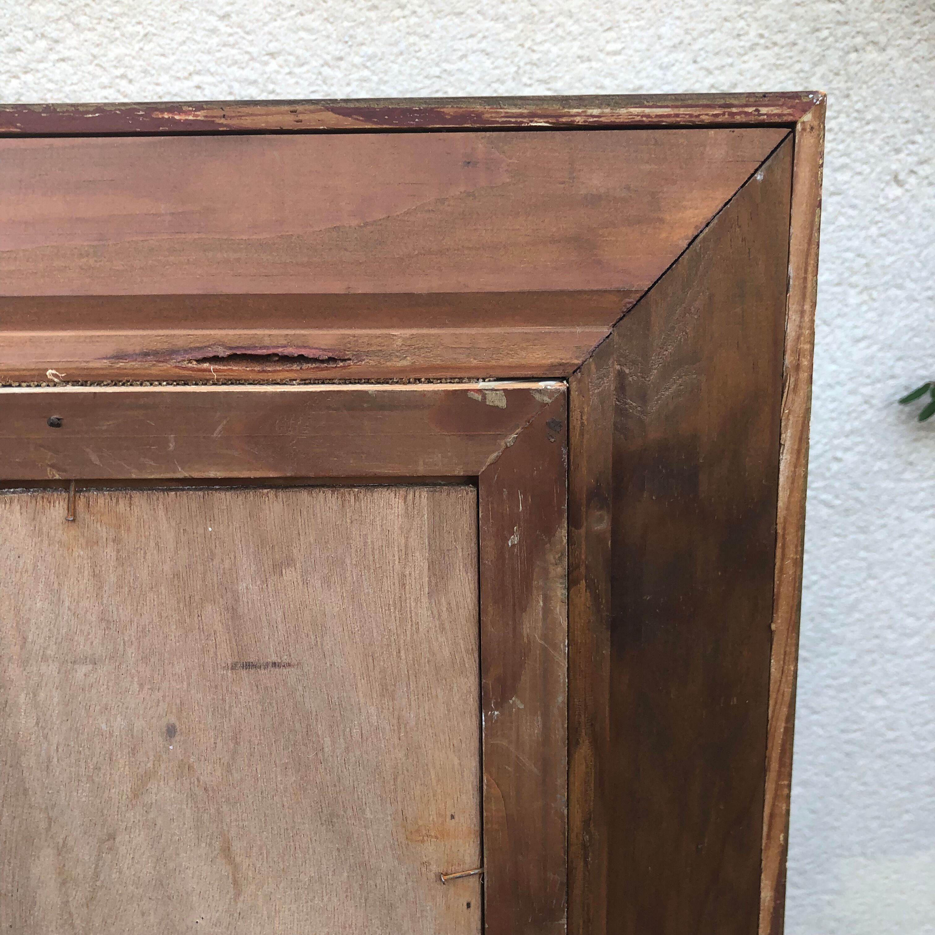 Abstract panel painting