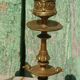 Pair of antique brass candlesticks – Napoleon III style