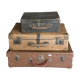 Lot of 3 vintage suitcases