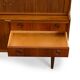 Buffet haut en teck de design danois par Johannes Andersen, années 1960.