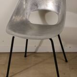 Aluminium chair, "Tulip" model, by Pierre Guariche, Steiner edition, 1960