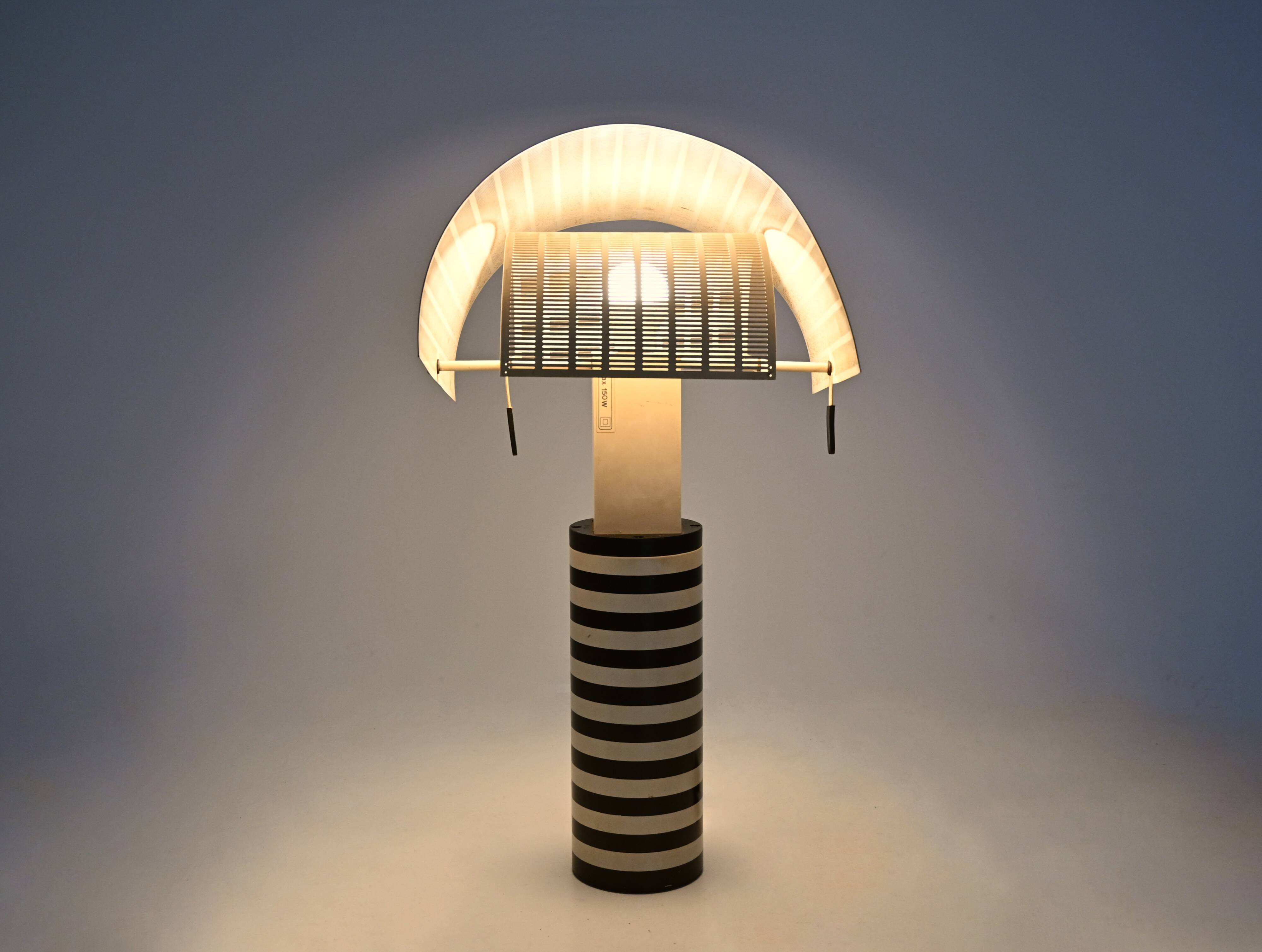 Shogun table lamp by Mario Botta for Artemide, 1986