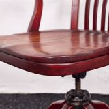 Chaise de bureau Capua d'Adolf Loos – N° 669 – Hêtre, teinte acajou – 1923