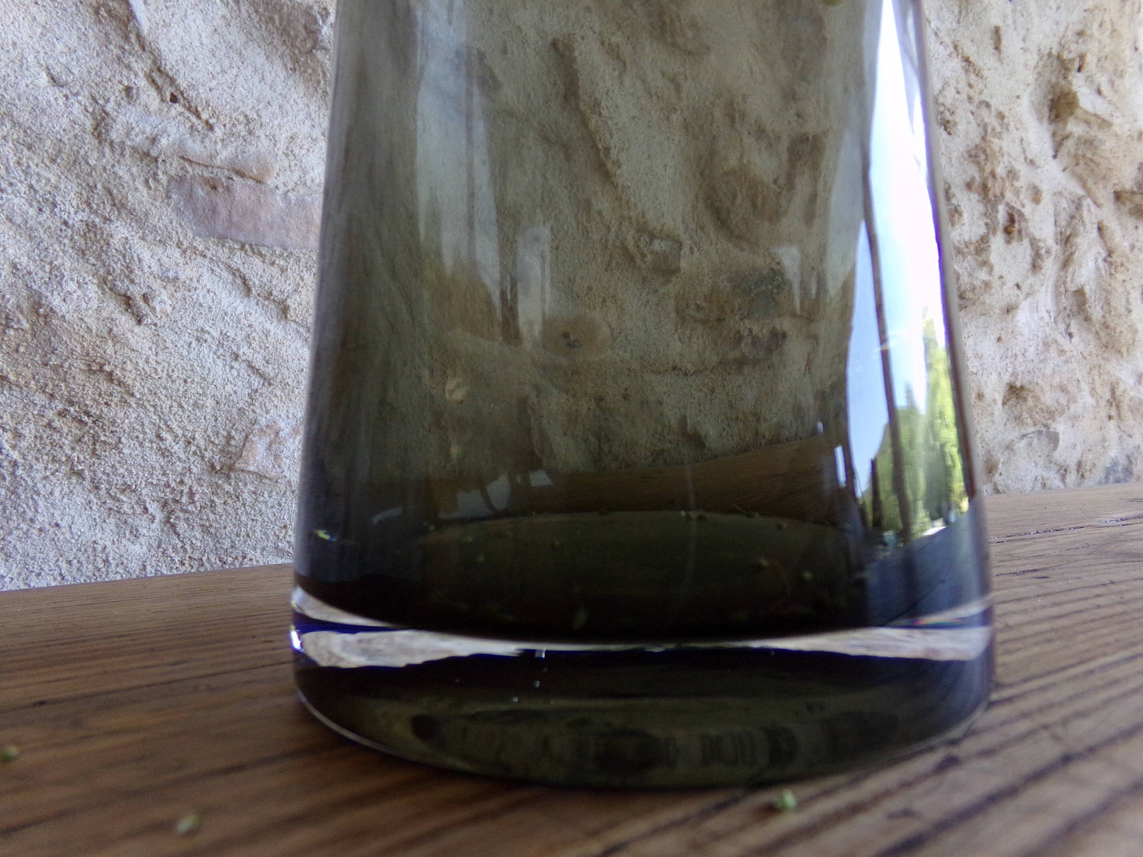 Smoked glass vase Habitat