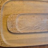 Alessi "Dressed" Marcel Wanders carved wooden tray 65 X 37