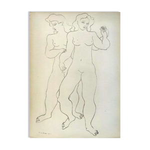 Phototypie Danseuses - 1946