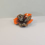 Grand plat feuille style vallauris/vintage