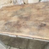 Natural patina farm table