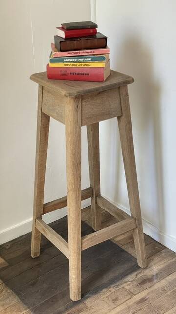 Vintage Oak Workbench Stool
