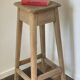 Vintage Oak Workbench Stool