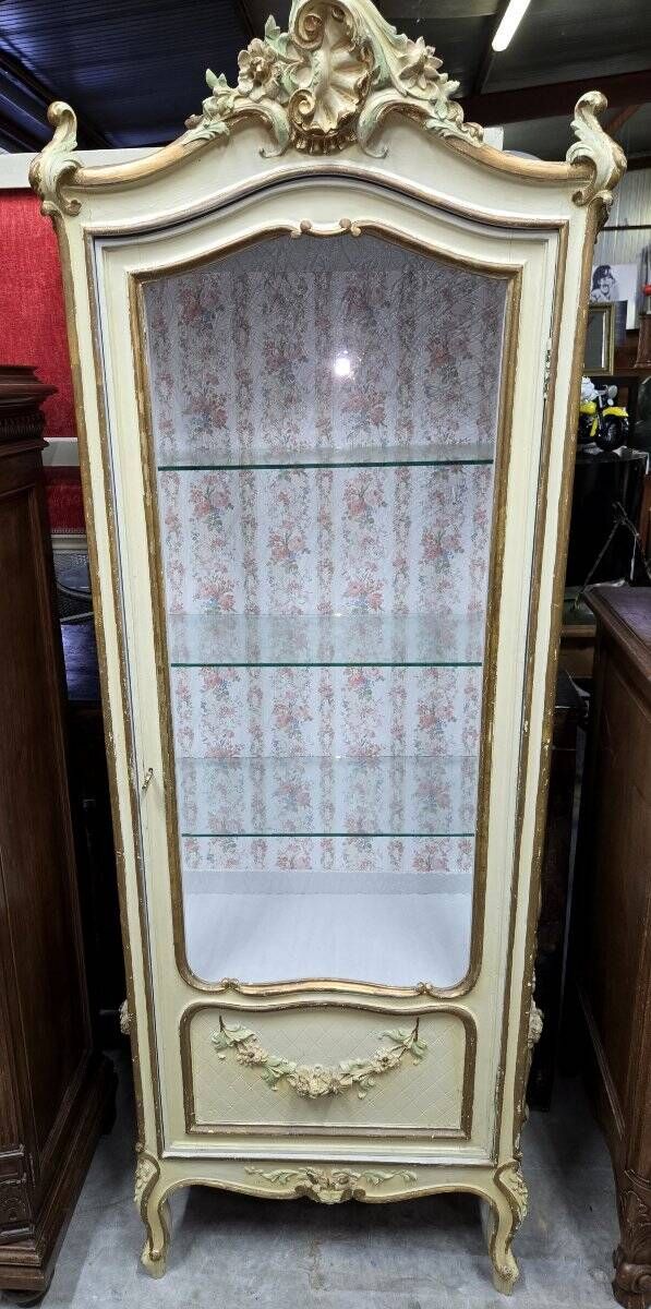 Louis XV style display cabinet