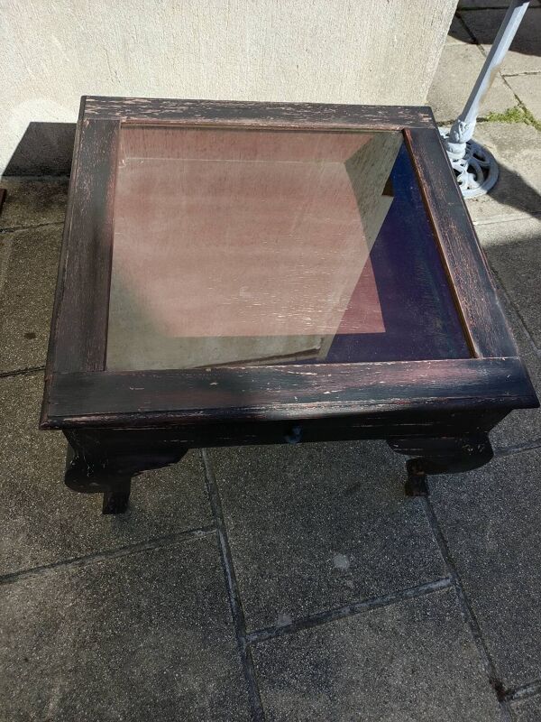 Table basse vitrine