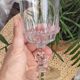 Crystal wine glasses