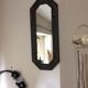 Wooden mirror with molding