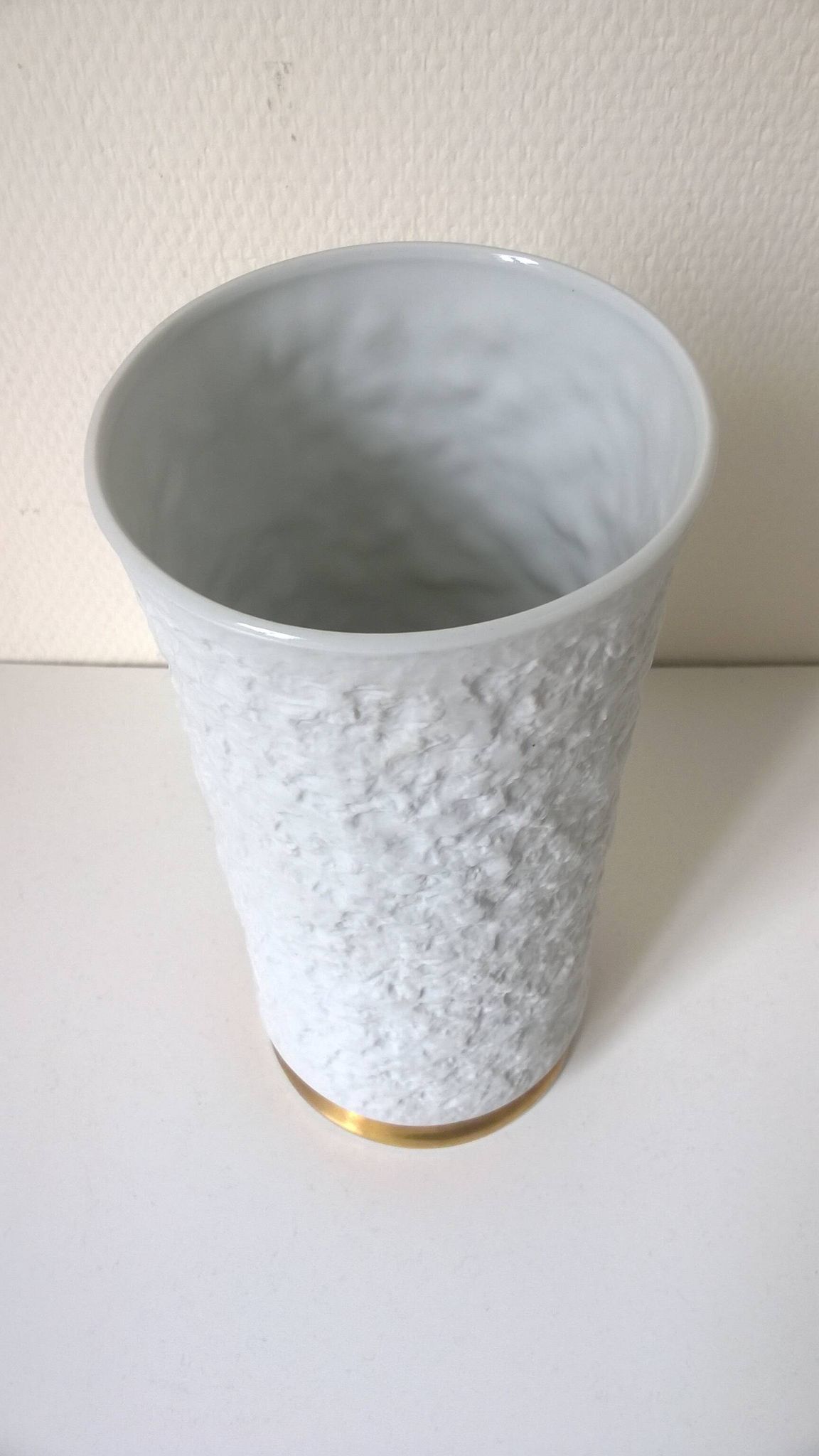 Royal KPM Germany porcelain biscuit vase