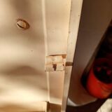 Two-door metal cabinet art deco