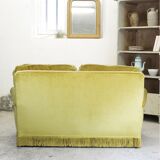 Vintage velvet sofa