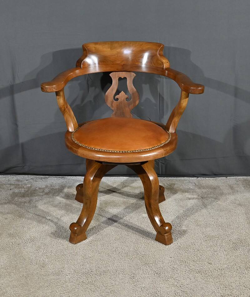 Swivel Armchair, Victorian Period, England – 2nd part 19th century